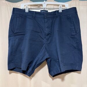 Abercrombie & Fitch Blue Flat Front Shorts